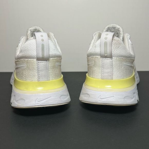 Nike White and Yellow Athletic Shoes - Picture 5 of 9